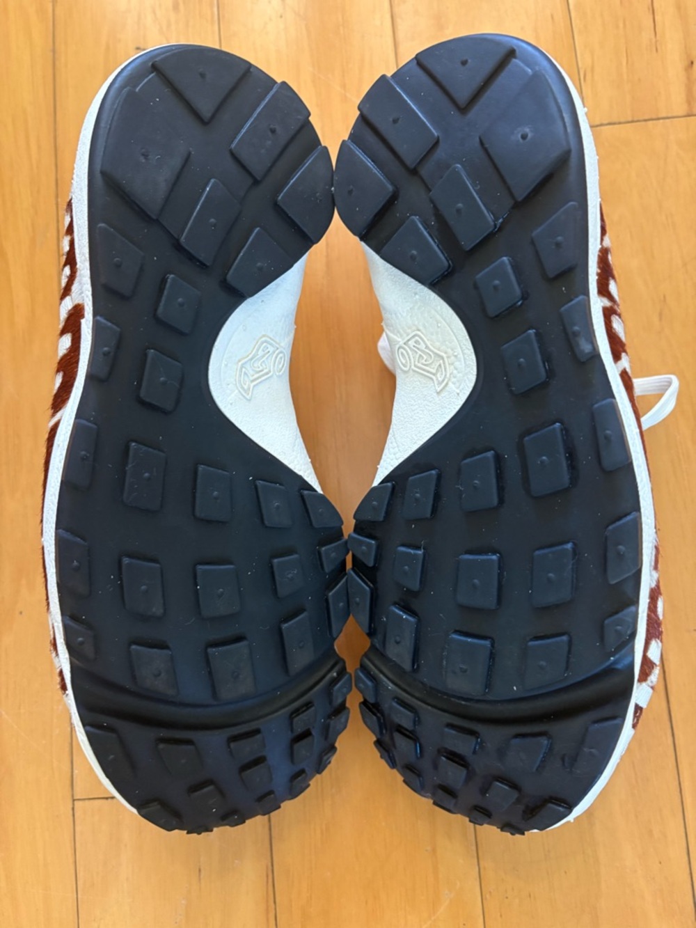 Nike Air Footscape Woven Cow Print Sneakers 8.5 Rare Statement Y2K Streetwear - Picture 12 of 14